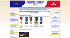 Desktop Screenshot of prestige-et-tradition.fr